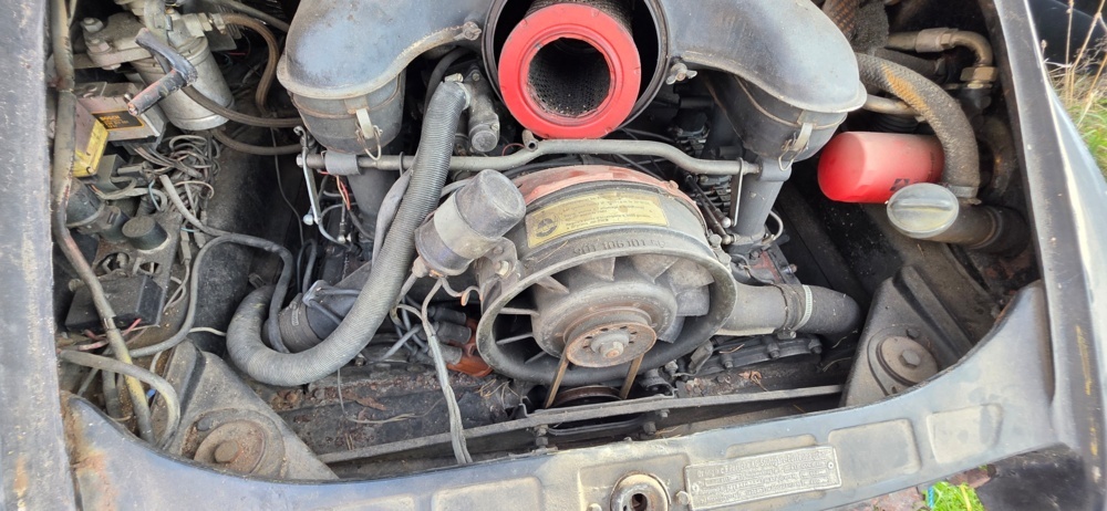 1320016-21 Porsche 911 S Targa Manuell, 170hk, 1969 (Reparationsobjekt)