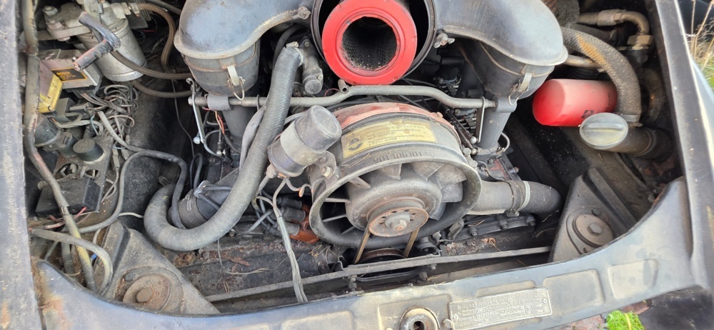 1320016-22 Porsche 911 S Targa Manuell, 170hk, 1969 (Reparationsobjekt)