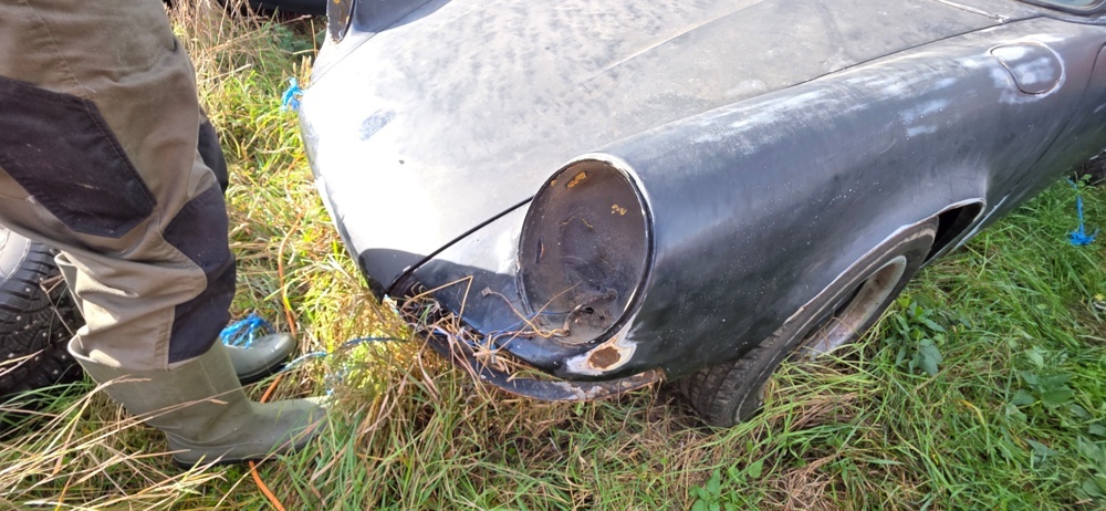 1320016-43 Porsche 911 S Targa Manuell, 170hk, 1969 (Reparationsobjekt)