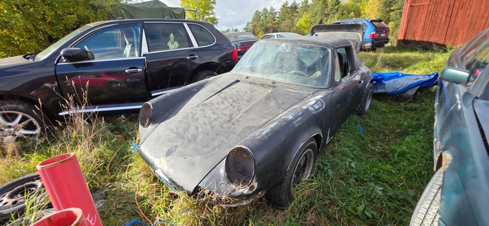 1320016-1 Porsche 911 S Targa Manuell, 170hk, 1969 (Reparationsobjekt)