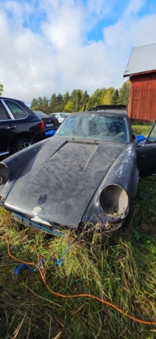 1320016-56 Porsche 911 S Targa Manuell, 170hk, 1969 (Reparationsobjekt)