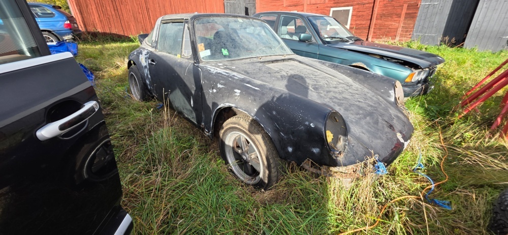 1320016-87 Porsche 911 S Targa Manuell, 170hk, 1969 (Reparationsobjekt)