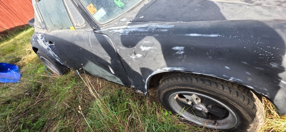 1320016-91 Porsche 911 S Targa Manuell, 170hk, 1969 (Reparationsobjekt)