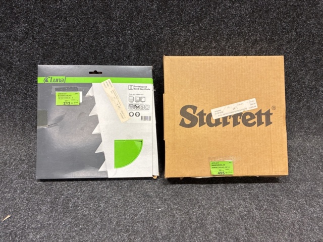 1447990-1 2 st bandsågsblad Luna & Starrett