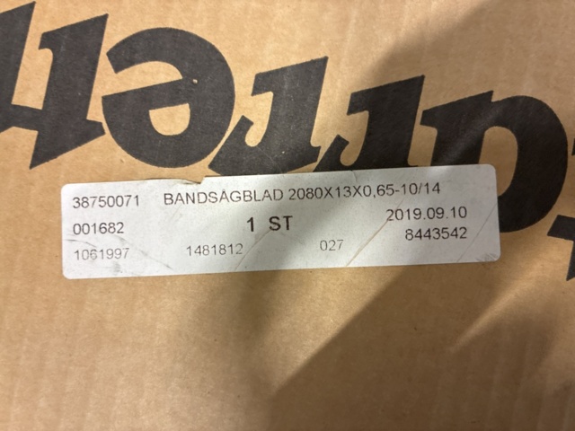 1447990-4 2 st bandsågsblad Luna & Starrett