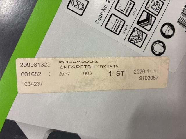 1447990-5 2 st bandsågsblad Luna & Starrett