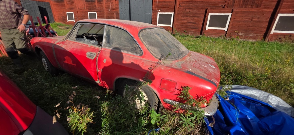 1320019-24 Alfa Romeo Giulia Sprint GT 1.6 Manual, 106hp, 1965 (Repair item)