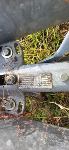 1320025-9 Släpkärra till seglbåt Harbeck BT 3500