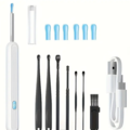 1448305-1 2 pcs 7-piece Earwax Removal Kit with camera, light and 6 ear spoons