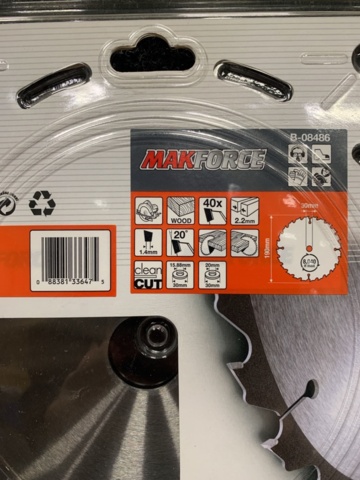 1448517-5 3 pcs Saw blades Makita 190x30mm