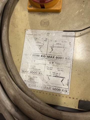 1421658-17 Scissor lift Omer KAR 55 NLTS 6m 5500kg