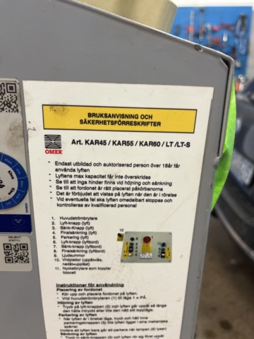 1421658-14 Scissor lift Omer KAR 55 NLTS 6m 5500kg