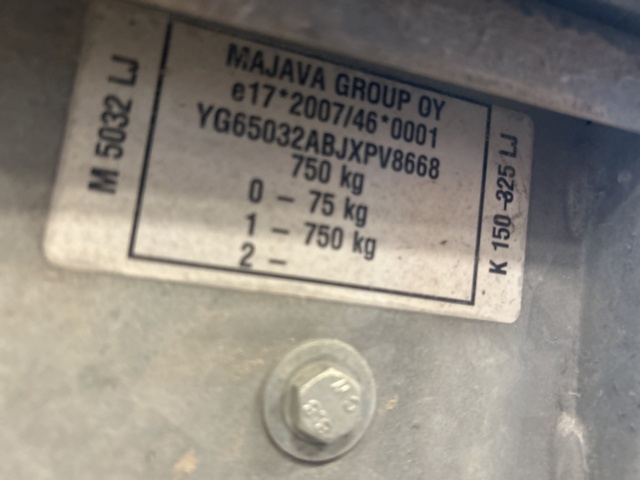 1429985-22 2 pcs Fiber blowing equipment incl. trailer and accessories - Majava M 5032 LJ -2018