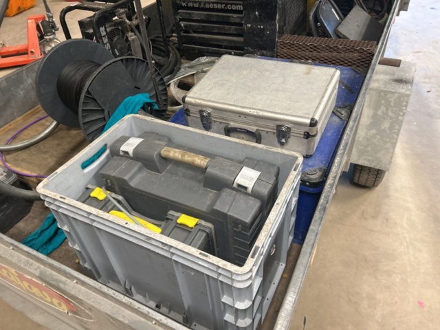 1429985-28 2 pcs Fiber blowing equipment incl. trailer and accessories - Majava M 5032 LJ -2018