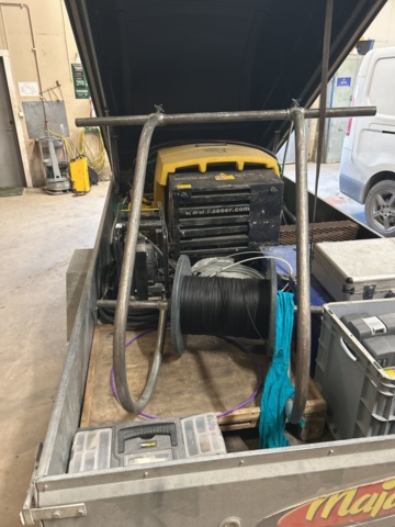 1429985-24 2 pcs Fiber blowing equipment incl. trailer and accessories - Majava M 5032 LJ -2018