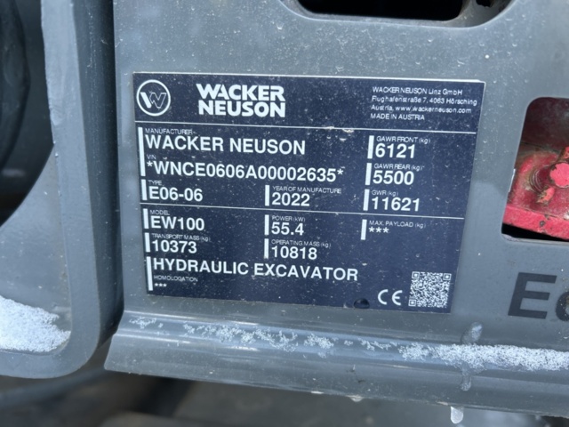 1429993-65 Wheel excavator - Wacker Neuson EW100 -2022