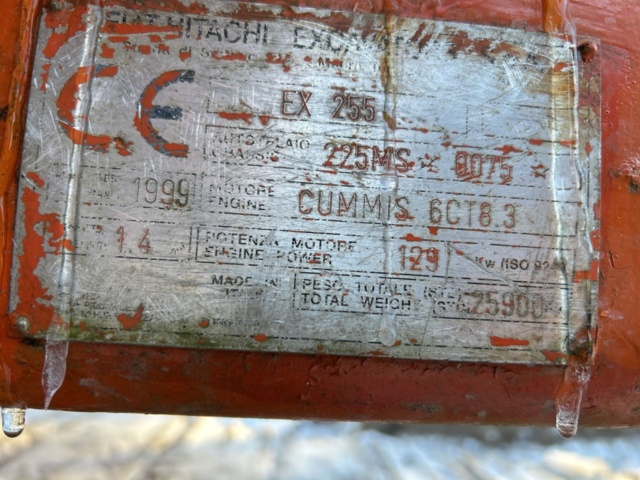 1430010-64 Crawler excavator with tiltrotator Hitachi EX255 -1999