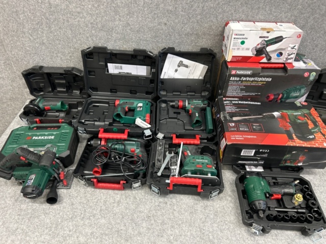 1436454-1 Samling med verktyg ca 70 st - Parkside