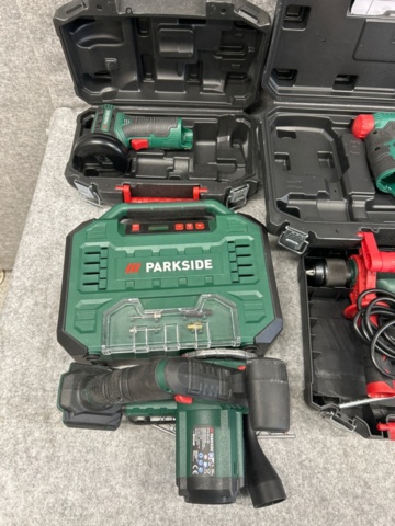 1436454-3 Samling med verktyg ca 70 st - Parkside