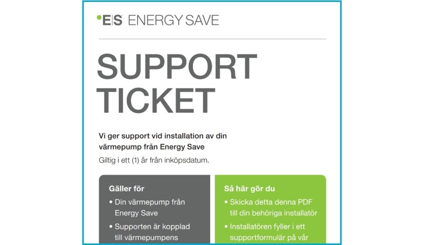 1448693-3 12 kW luft/vatten värmepump från Energy Save med stor 250L varmvattenstank L63