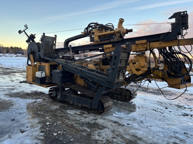 1416714-3 Drilling rig. Drill and drill trailer Gemsa Gemrock 45 (Repair object)