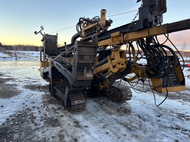 1416714-5 Drilling rig. Drill and drill trailer Gemsa Gemrock 45 (Repair object)