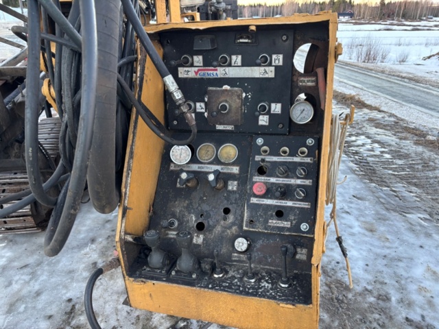 1416714-16 Drilling rig. Drill and drill trailer Gemsa Gemrock 45 (Repair object)