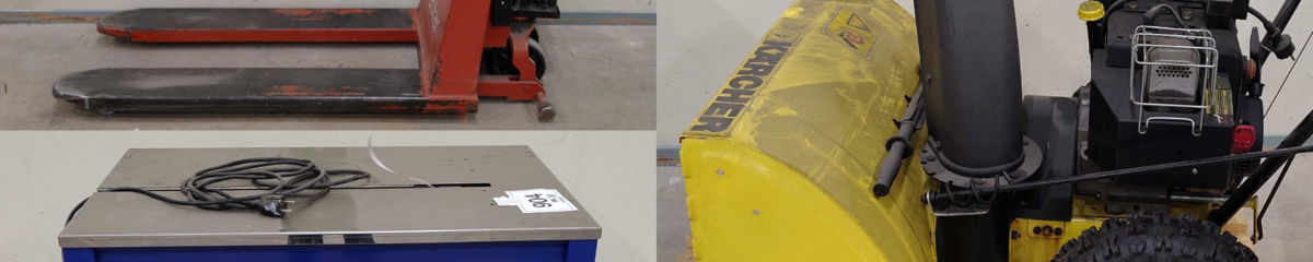 Bild som representerar auktionen - Överskottsgods utrustning för lager