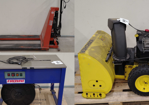 Bild som representerar auktionen - Överskottsgods utrustning för lager