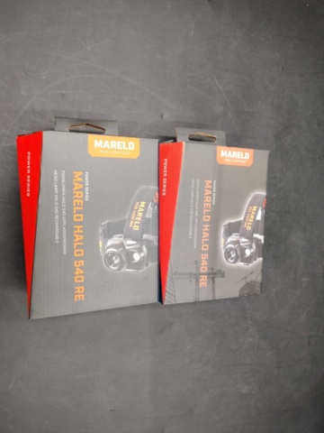 1449043-2 Pannlampa, 2 st - Mareld Halo 540 re, uppladdningsbar, 540 lm