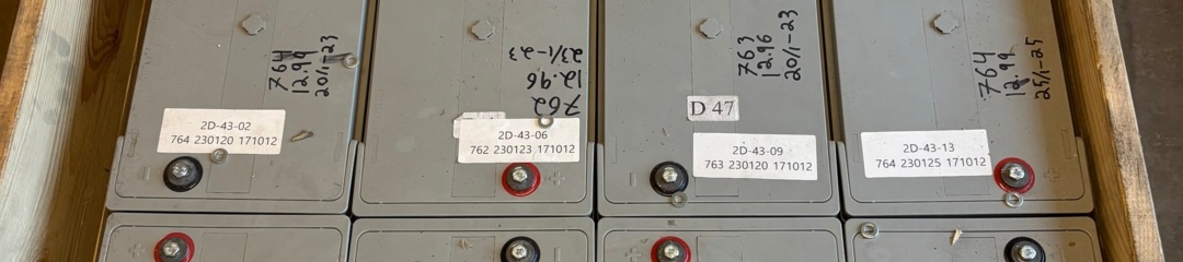 Bild som representerar auktionen - Avyttring batterianläggning och energilagring