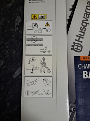 1271930-3 Husqvarna Chainsaw Bar 18" 4pcs