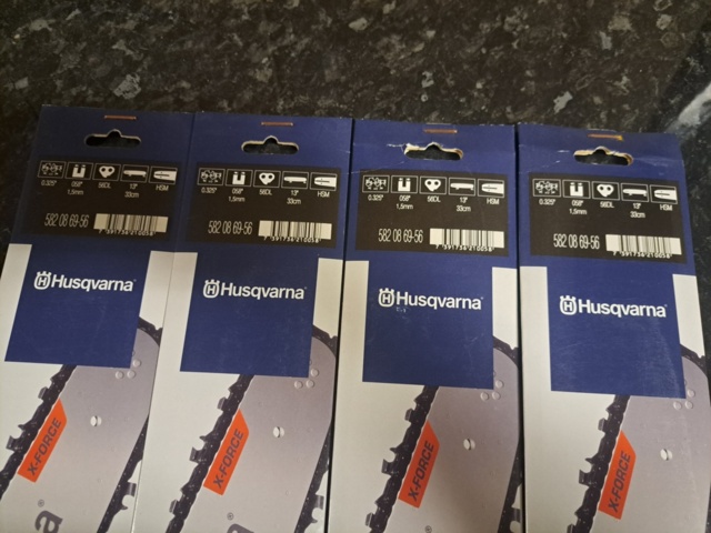 1271931-2 Husqvarna Chainsaw Bar 13" 4pcs