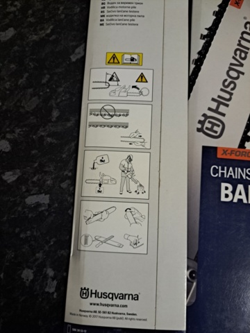 1271932-3 Husqvarna Chainsaw Bar 15" 4pcs