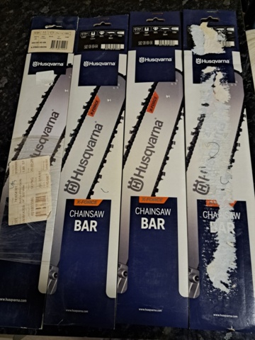 1271933-1 Husqvarna Chainsaw Bars Mixed Sizes 4pcs