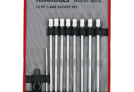 1347213 Socket screwdriver set - Teng Tools, 7-19 mm, 10 pieces