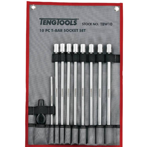 1347213-1 Socket screwdriver set - Teng Tools, 7-19 mm, 10 pieces