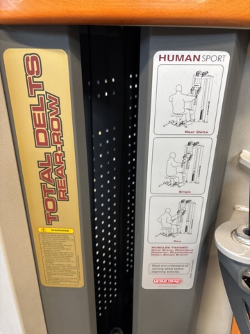 1372662-5 Shoulder and back exercise machine - HumanSport