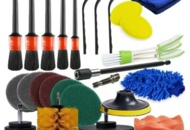 1449264 Kit med städduk tvättvante elektrisk borrborste m.m.