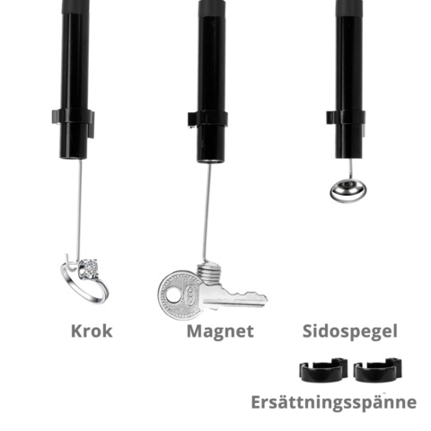 1449302-7 Inspektionskamera industriellt endoskop 4,3-tums skärm med 5 meter halvstyv kabel