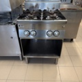 1352489-2 Wery gas stove with 4 burners and base cabinet