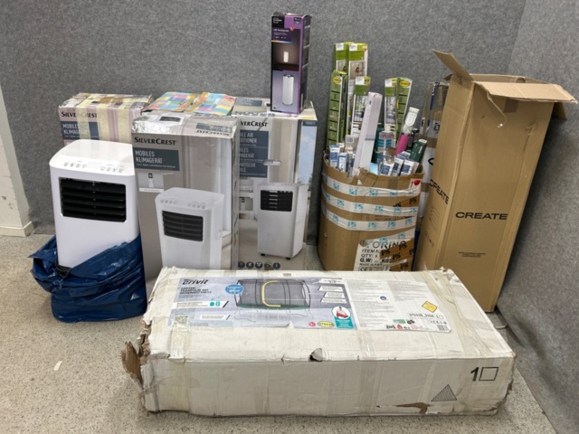 1436472-1 Mobila fläktar/luftkonditionering, studsmatta, mm.