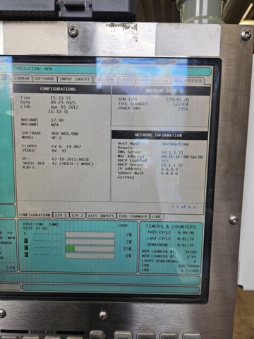 1449520-33 CNC milling machine HAAS VF 2 4-axis
