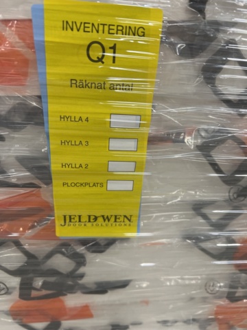 1449490-3 24 st Innedörrar Dooria 1000 Polar vit, 625x2040mm