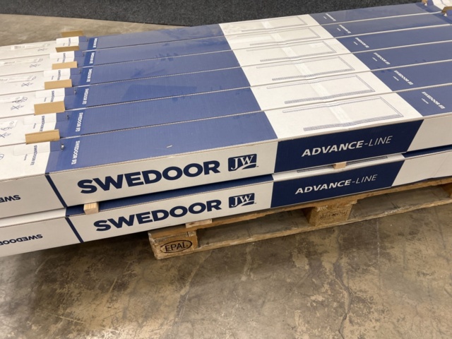 1449495-3 12 st Dörrkarmar Swedoor 09x21 vit