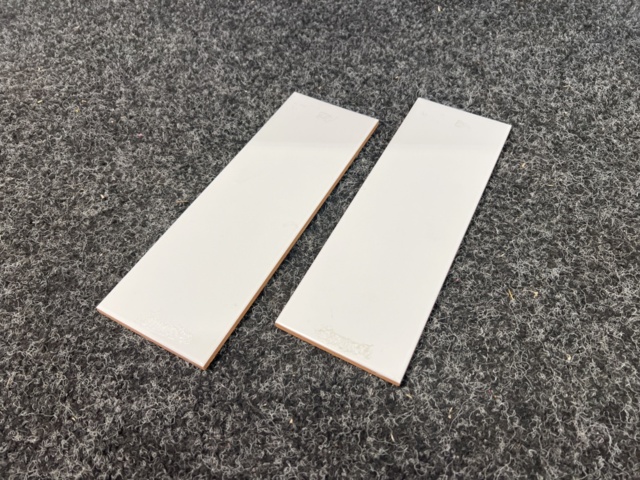 1449505-1 42 st Förpackningar kakelplattor vita 10x30 cm