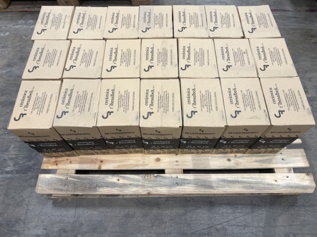 1449505-4 42 st Förpackningar kakelplattor vita 10x30 cm