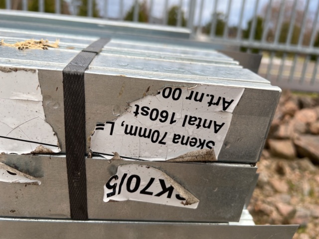 1449525-3 Stålreglar 145/55, 3m & 70/55, 3m