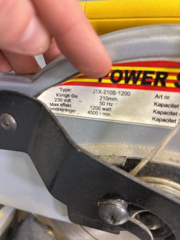 1274493-7 Kap- och geringssåg - Power Super J1X-210B-1200