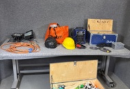 1443713 Samling med verktyg och utrustning - Stanley, Festool, Biltema m.fl.